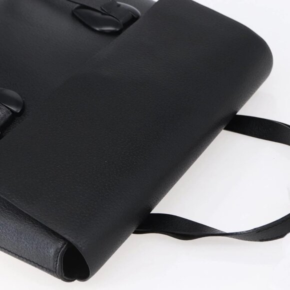 GUCCI Hand Bag Leather Outlet Black Auth ep11833 - Picture 7 of 16